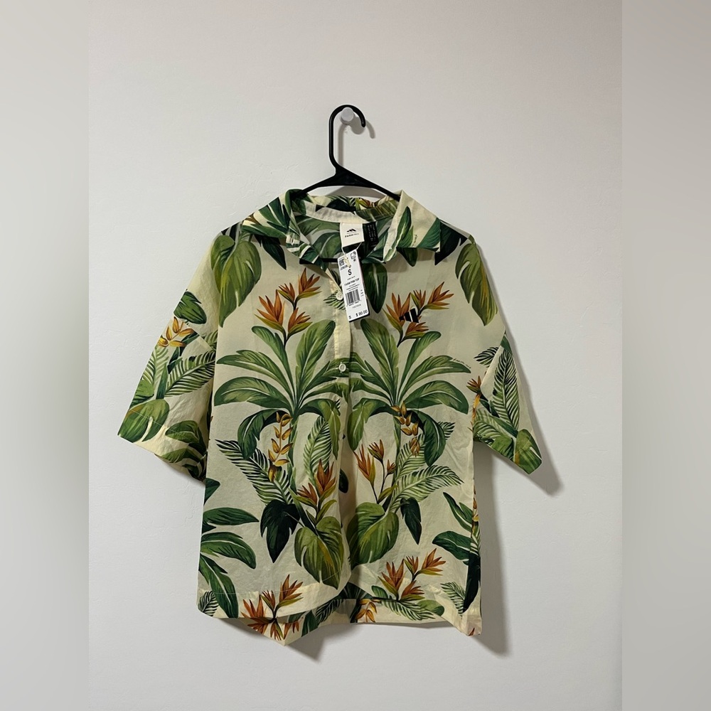 New $90 Adidas x Farm Rio Premium Women’s polo - Picture 7 of 9